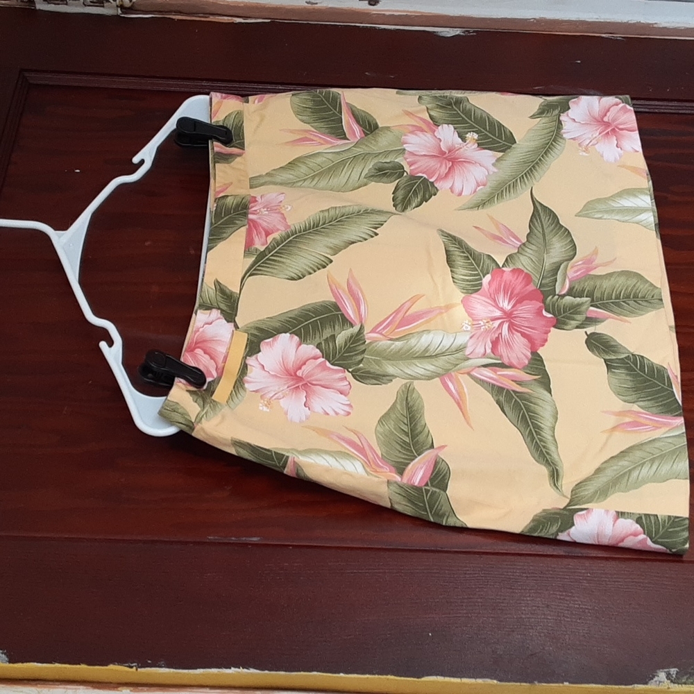 Tommy Bahama Floral Mini Skirt - Pink and Green
